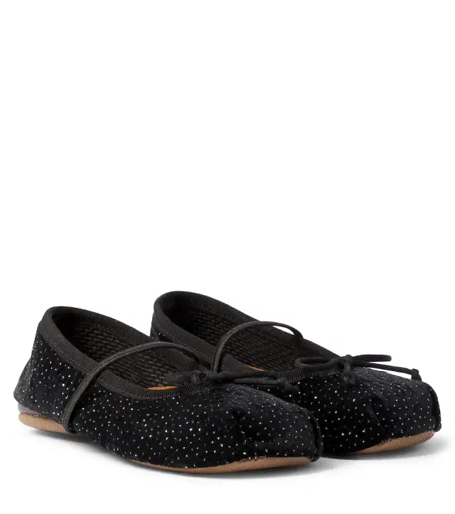 PePe PèPè Embellished velvet ballet flats