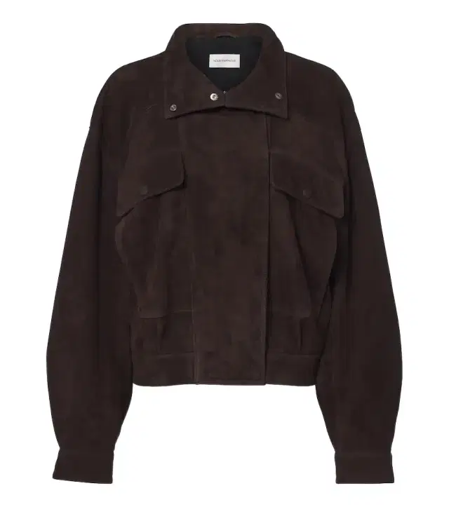 Suede blouson jacket