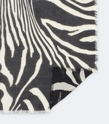 Nili Lotan Zebra-print scarf | Thumbnail 2 Nili Lotan Zebra-print scarf | Thumbnail 2