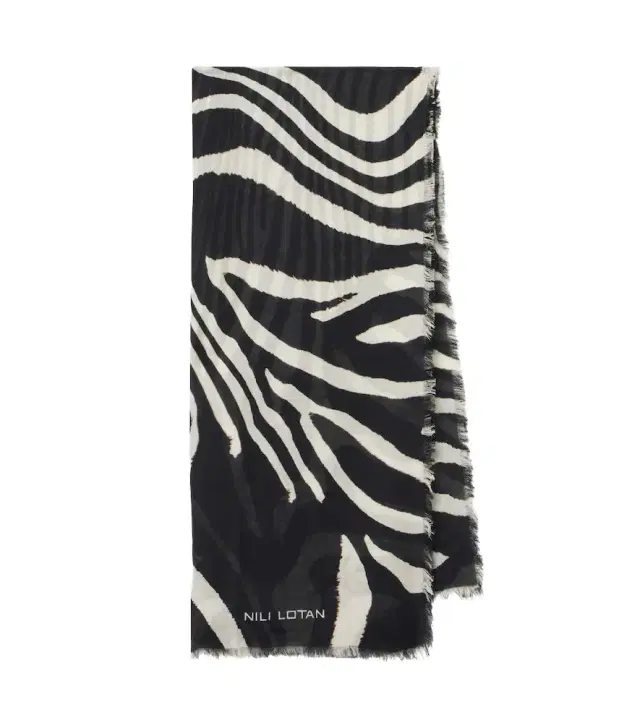 Nili Lotan Zebra-print scarf