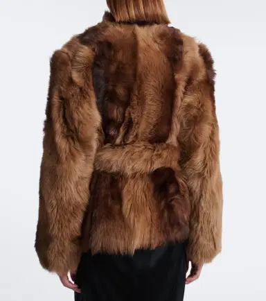 Nour Hammour Elsa shearling jacket | Thumbnail 4
