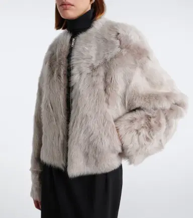 Nour Hammour Dianne shearling jacket | Thumbnail 3