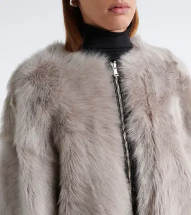 Nour Hammour Dianne shearling jacket | Thumbnail 4
