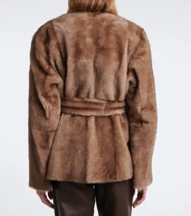 Nour Hammour Elsa shearling jacket | Thumbnail 3