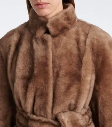 Nour Hammour Elsa shearling jacket | Thumbnail 4