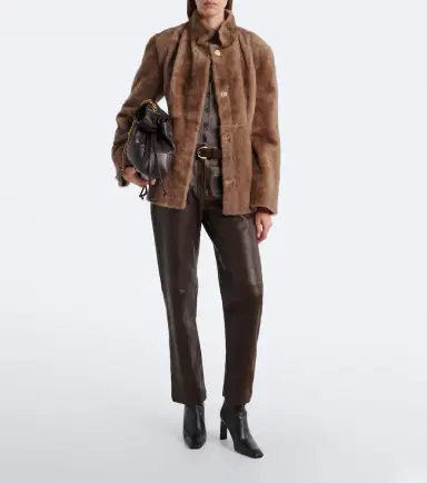 Nour Hammour Elsa shearling jacket | Thumbnail 5