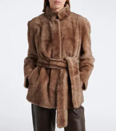 Nour Hammour Elsa shearling jacket | Thumbnail 6