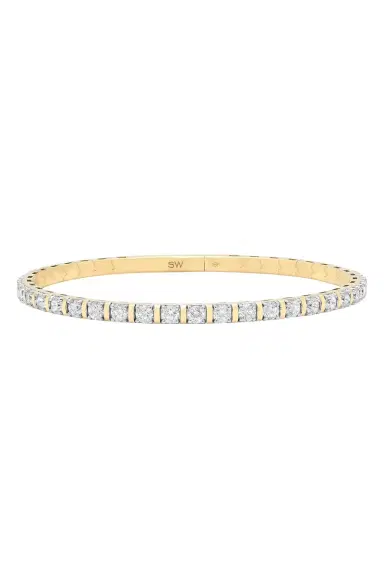 SARA WEINSTOCK Diamond Flexion Eternity Petite Bangle | Thumbnail 1 SARA WEINSTOCK Diamond Flexion Eternity Petite Bangle | Thumbnail 1
