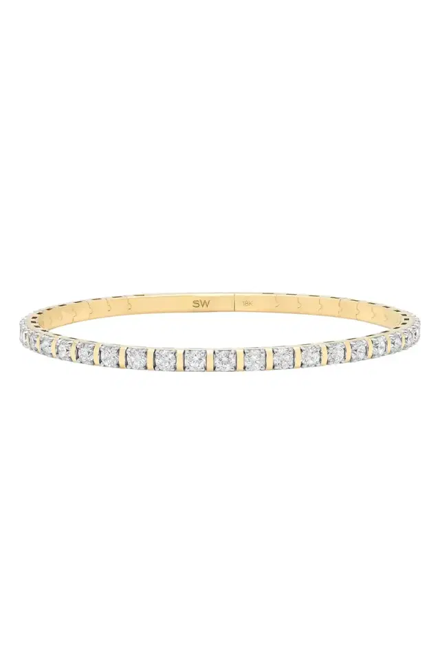 SARA WEINSTOCK Diamond Flexion Eternity Petite Bangle