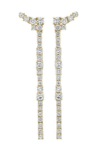SARA WEINSTOCK Diamond Flexion Line Drop Earrings | Thumbnail 1 SARA WEINSTOCK Diamond Flexion Line Drop Earrings | Thumbnail 1