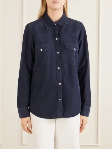 Nili Lotan Travis Cotton-corduroy Shirt | Thumbnail 3 Nili Lotan Travis Cotton-corduroy Shirt | Thumbnail 3