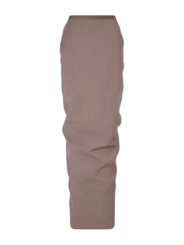 Rick Owens Soft Pillar Wool-stretch Maxi Skirt
