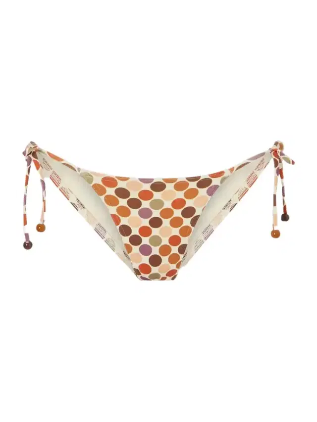 Lou Lou Polka-dot Print Bikini Briefs