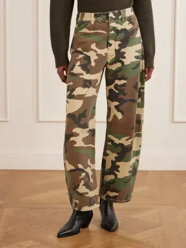 Nili Lotan Tribeca Cotton Straight-leg Pants | Thumbnail 3