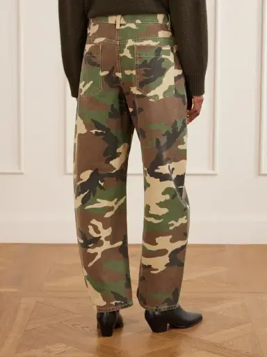 Nili Lotan Tribeca Cotton Straight-leg Pants | Thumbnail 4
