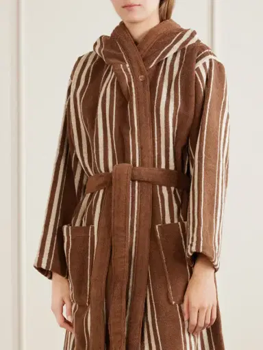 Autumn Sonata Charlotte Striped Cotton-terry Robe | Thumbnail 5 Autumn Sonata Charlotte Striped Cotton-terry Robe | Thumbnail 5