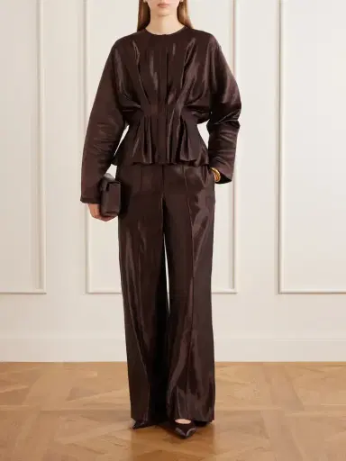 Joseph Jnane Linen And Silk-blend Wide-leg Pants | Thumbnail 2 Joseph Jnane Linen And Silk-blend Wide-leg Pants | Thumbnail 2