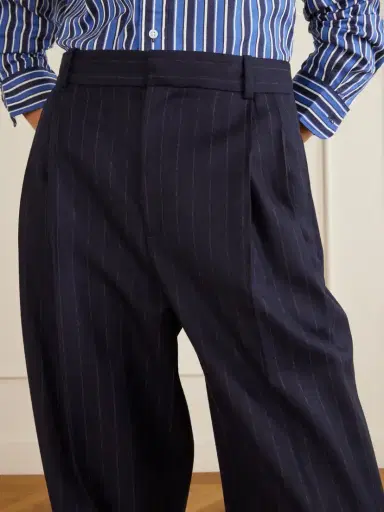 Polo Ralph Lauren Pinstriped Fresco-wool Straight-leg Pants | Thumbnail 5