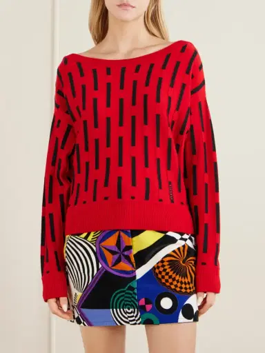 Versace Gianni Knitted Wool Sweater | Thumbnail 3 Versace Gianni Knitted Wool Sweater | Thumbnail 3