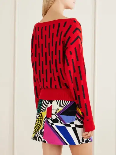 Versace Gianni Knitted Wool Sweater | Thumbnail 4 Versace Gianni Knitted Wool Sweater | Thumbnail 4