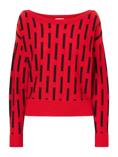 Versace Gianni Knitted Wool Sweater | Thumbnail 1 Versace Gianni Knitted Wool Sweater | Thumbnail 1