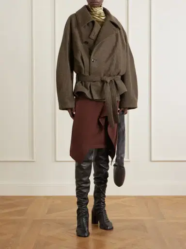 Lemaire Wool And Alpaca-blend Coat | Thumbnail 2 Lemaire Wool And Alpaca-blend Coat | Thumbnail 2