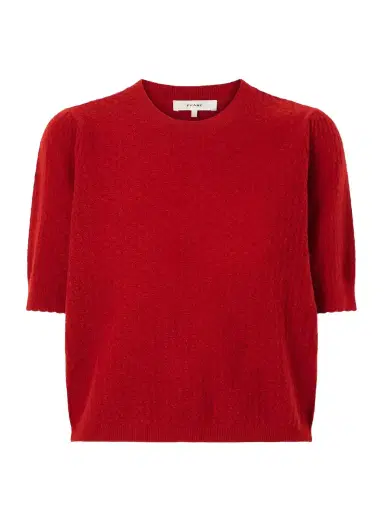 Frame The Gathered Honeycomb Cashmere Sweater | Thumbnail 1 Frame The Gathered Honeycomb Cashmere Sweater | Thumbnail 1