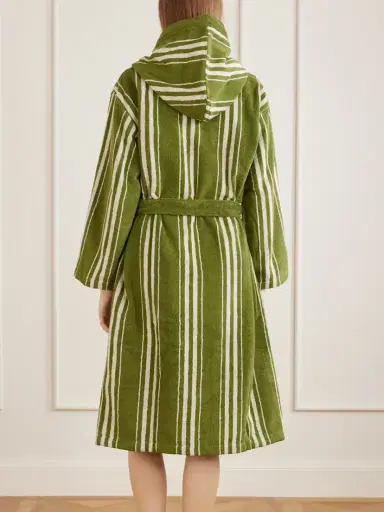 Autumn Sonata Charlotte Striped Cotton-terry Robe | Thumbnail 3 Autumn Sonata Charlotte Striped Cotton-terry Robe | Thumbnail 3