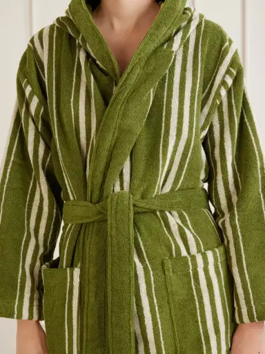 Autumn Sonata Charlotte Striped Cotton-terry Robe | Thumbnail 4 Autumn Sonata Charlotte Striped Cotton-terry Robe | Thumbnail 4