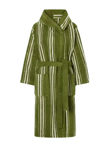 Autumn Sonata Charlotte Striped Cotton-terry Robe | Thumbnail 1 Autumn Sonata Charlotte Striped Cotton-terry Robe | Thumbnail 1