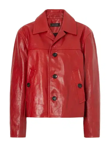 Wales Bonner Kamala Leather Biker Jacket | Thumbnail 1