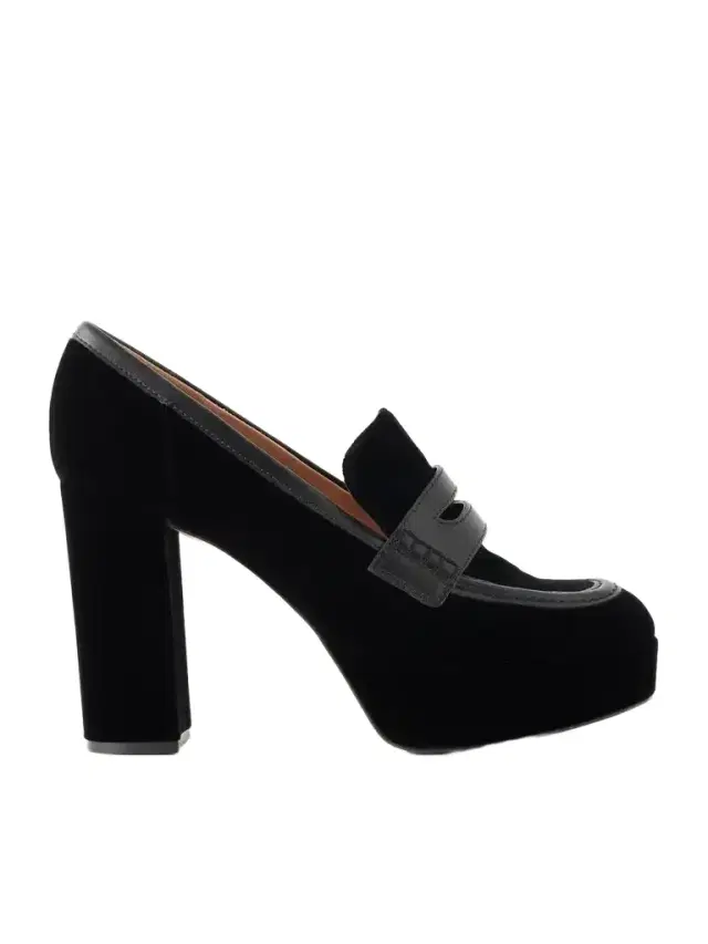 Gianvito Rossi Hadden 70 Leather-trimmed Velvet Pumps