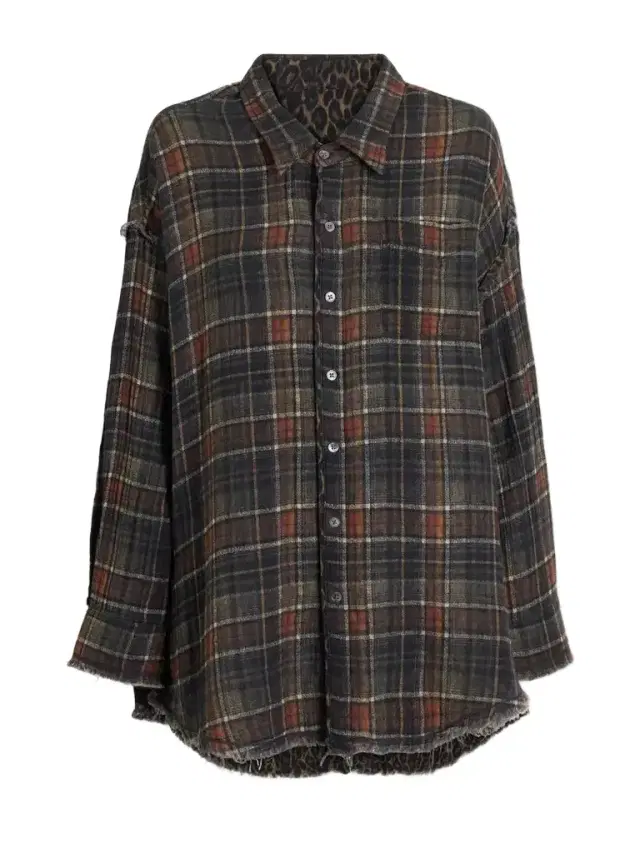Checked Cotton Reversible Shirt