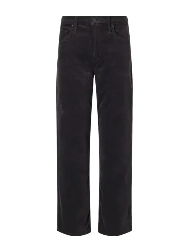 Mother The Newbie Ankle Cotton-blend Corduroy Mid-waist Straight-leg Pants