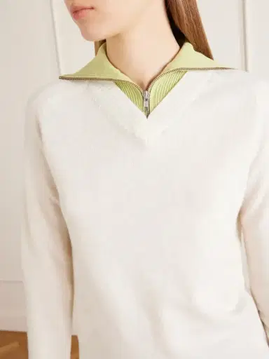 MM6 MAISON MARGIELA Ribbed Wool-blend Sweater | Thumbnail 5 MM6 MAISON MARGIELA Ribbed Wool-blend Sweater | Thumbnail 5