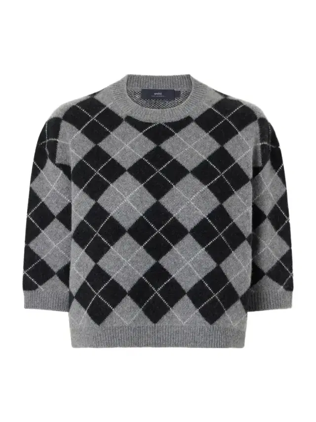 Arch4 Karlie Checked Cashmere Sweater