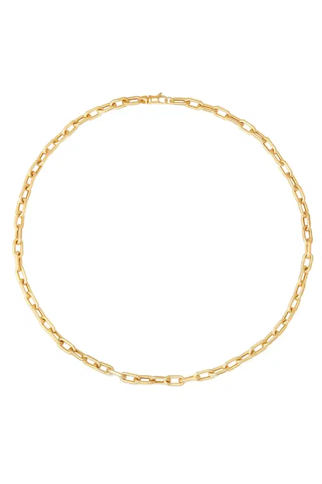 SARA WEINSTOCK Medium Rectangle Chain Necklace