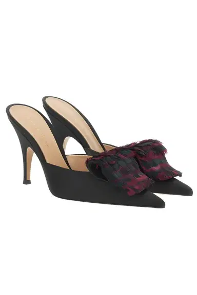 Gianvito Rossi Nappa Satin Sandal 95 | Thumbnail 2