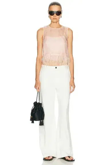 Staud Avi Silk Top | Thumbnail 4 Staud Avi Silk Top | Thumbnail 4