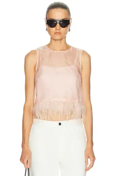 Staud Avi Silk Top | Thumbnail 1 Staud Avi Silk Top | Thumbnail 1
