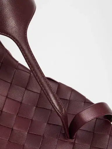 Bottega Veneta Women's Livia 40MM Leather Sandals - Deep Mahogany - Size 11 | Thumbnail 5 Bottega Veneta Women's Livia 40MM Leather Sandals - Deep Mahogany - Size 11 | Thumbnail 5