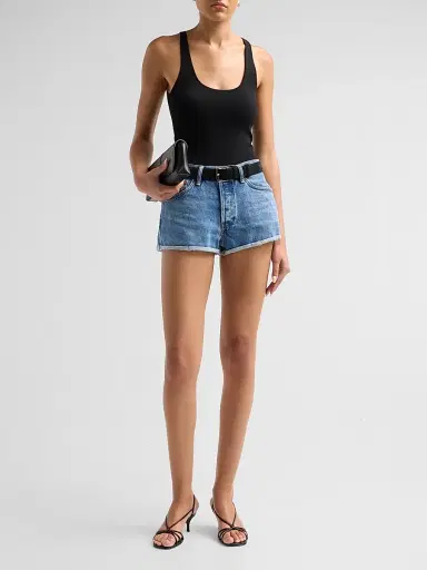 RE/DONE Women's Daisy Denim Shorts | Thumbnail 2 RE/DONE Women's Daisy Denim Shorts | Thumbnail 2
