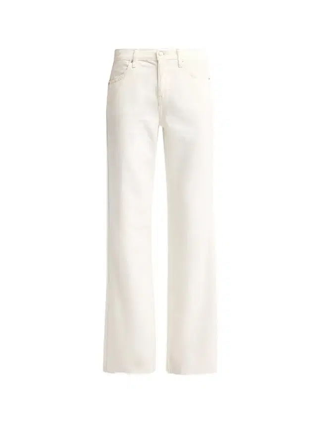 Re/done Women's The Californian Mid-Rise Wide-Leg Jeans - Crema