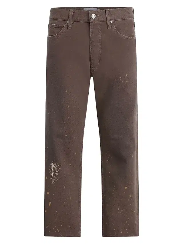 Hudson Jeans Men's Rylan Cotton Straight-Leg Jeans - Distress Brindle