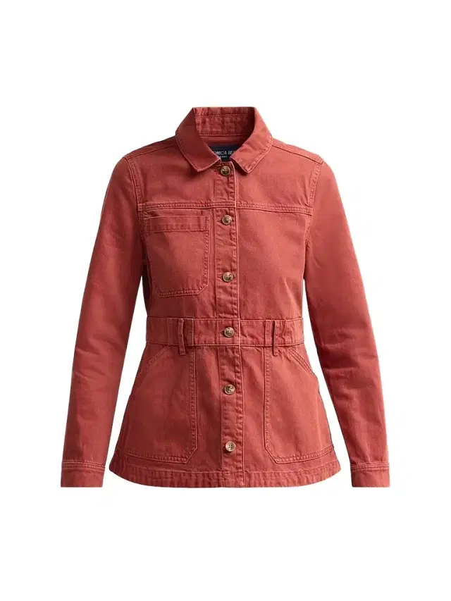 Women's Anzu Cotton Jacket - Rust Women's Anzu Cotton Jacket - Rust