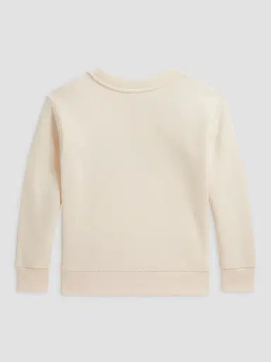 Polo Ralph Lauren Little Boy's & Boy's & Boy's Logo Embroidered Fleece Sweatshirt - Estate Cream | Thumbnail 2