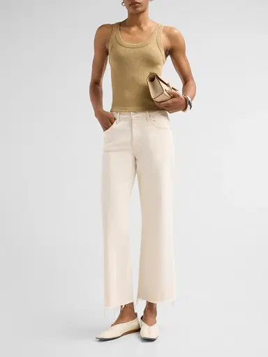 rag & bone Women's The Essential Rib Tank - Toffee - Size XL | Thumbnail 2
