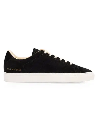 Common Projects Men's Achilles Sport Suede Low-Top Sneakers - Black | Thumbnail 1 Common Projects Men's Achilles Sport Suede Low-Top Sneakers - Black | Thumbnail 1
