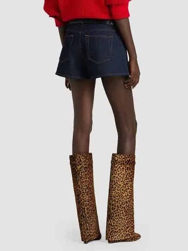 Givenchy Women's Pinch Shorts in Raw Denim | Thumbnail 8