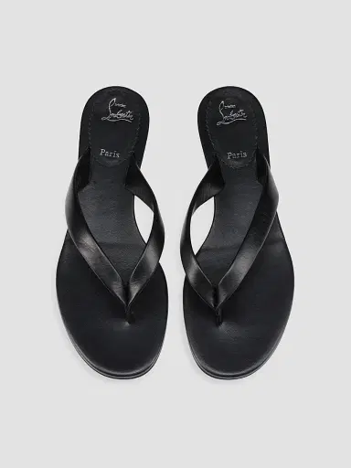 Christian Louboutin Women's Miss Z Thong Sandals - Black | Thumbnail 5